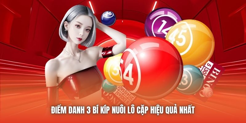 Điểm danh 3 bí kíp nuôi lô cặp hiệu quả nhất